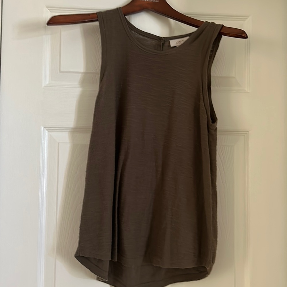 Brown tank top
